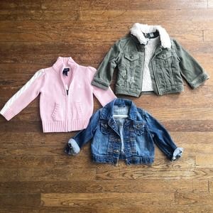 Bundle Gap Ralp Lauren Jackets Sweater Toddler Girl 18-24M